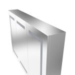Breccan 36 x 24 Inch Triple Door LED Medicine Cabinet