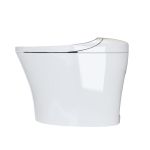 Heated Seat Kick Flush Smart Toilet Bidet Combo