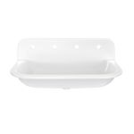 Nicholas 36 Inch Cast Iron Kitchen / Bathroom Sink 2 Pair of 8