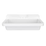 Alexander 48 Inch Cast Iron Wall Mount Farmhouse Trough Sink