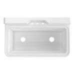 Alexander 48 Inch Cast Iron Wall Mount Farmhouse Trough Sink