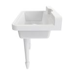 Benjamin 48 Inch Cast Iron Wall Mount Farmhouse Trough Sink