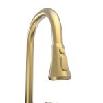 Widespread Kitchen Faucet With Pull Down Spring Spout