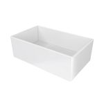 30 Inch Wall Mount Fireclay Utility Sink - White