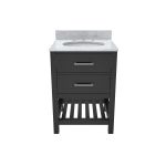 Holden 24 Inch Birch and Oak Console Vanity