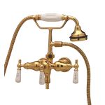 Wall Mount English Telephone Faucet - Down Spout