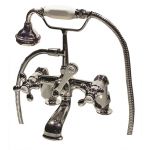 Rim Mount English Telephone Faucet - Classic Spout