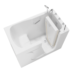 Mortimer 52 Inch Acrylic Walk-In Tub