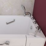 Mortimer 52 Inch Acrylic Walk-In Tub