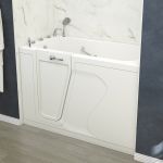 Mortimer 59 Inch Acrylic Walk-In Tub