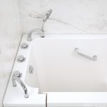 Mortimer 59 Inch Acrylic Walk-In Tub