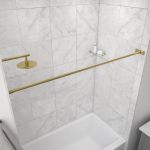 Single Straight Shower Curtain Rod