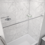 Single Straight Shower Curtain Rod