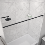 Single Straight Shower Curtain Rod