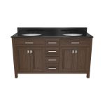 Neeson 60 Inch Oak and Birch Console Vanity