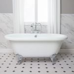 KRIS II Acrylic Clawfoot Double Ended Tub