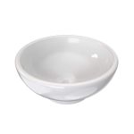 Modern 17 Inch Round White Vessel Bathroom Sink
