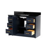 Wexler 48 Inch Solid Oak Bathroom Vanity