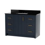 Wexler 48 Inch Solid Oak Bathroom Vanity