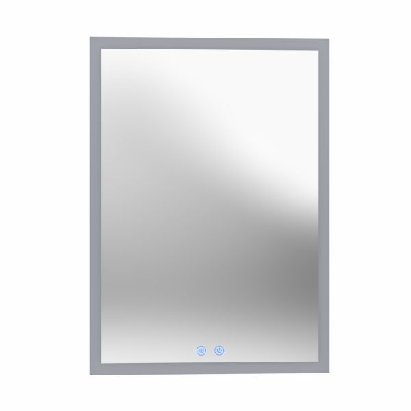 Breccan 20 x 28 Inch Single Door LED Medicine Cabinet