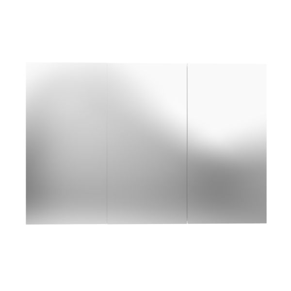 Breccan 36 x 24 Inch Triple Door Medicine Cabinet