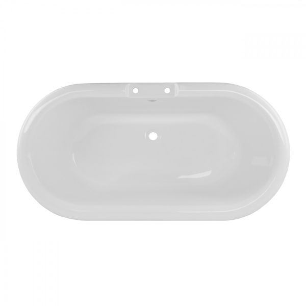 KRIS II Acrylic Clawfoot Double Ended Tub