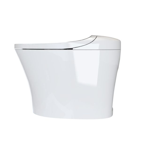 Heated Seat Kick Flush Smart Toilet Bidet Combo
