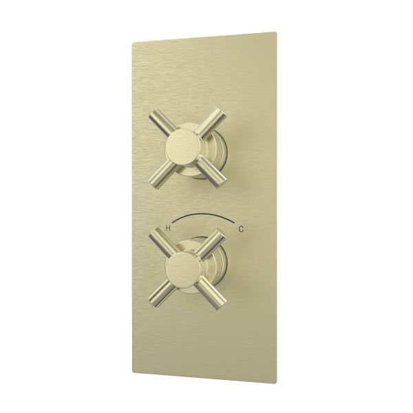 Thermostatic Valve - 2 Cross Handles