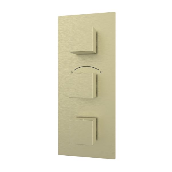 Thermostatic Valve -3F- 3 Square Handles