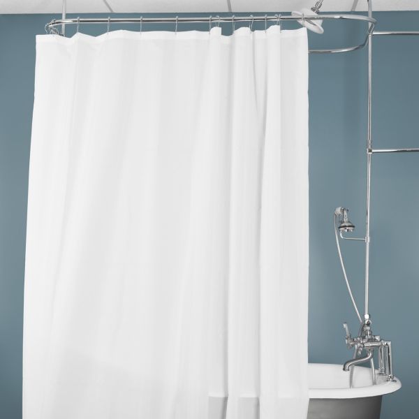 Weighted Tub Shower Curtain, Wrap Around Shower Curtain Rods