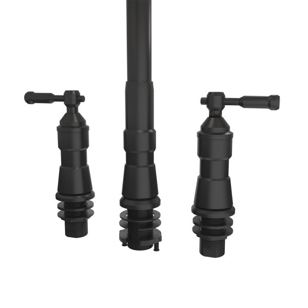 Widespread Kitchen Faucet With Pull Down Spring Spout