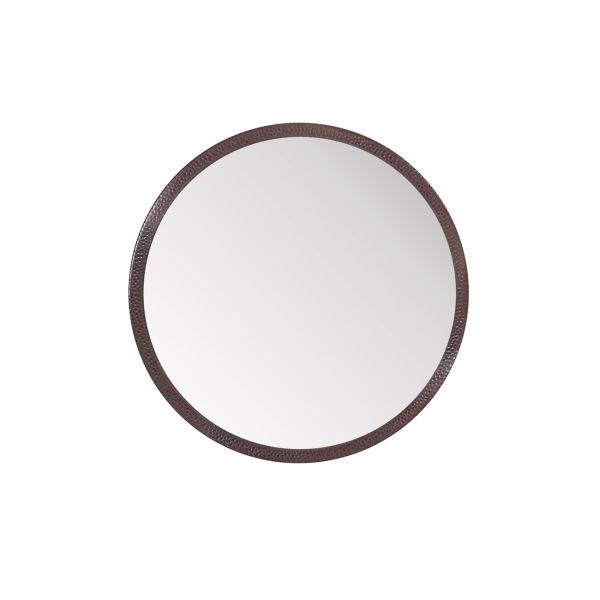 Round Copper Mirror