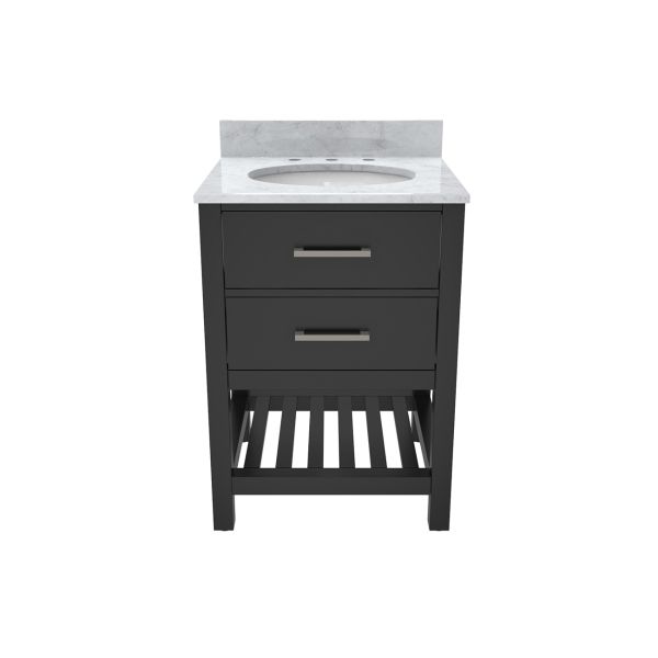 Holden 24 Inch Birch and Oak Console Vanity