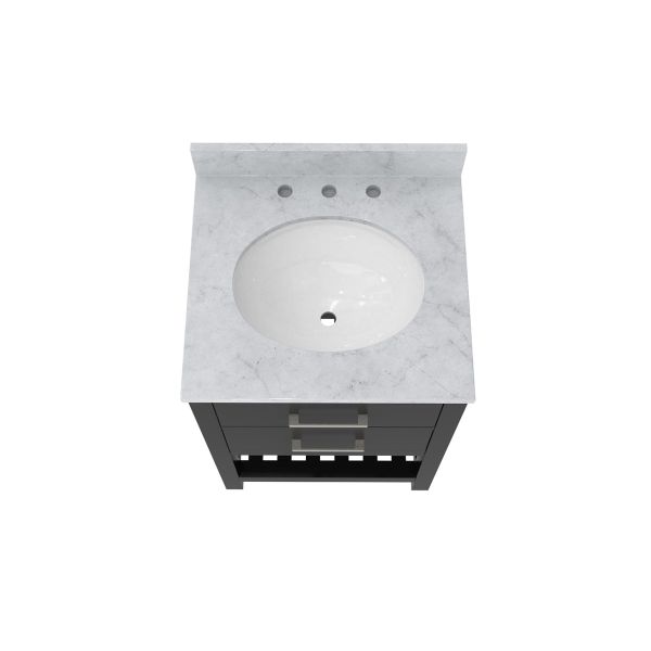 Holden 24 Inch Birch and Oak Console Vanity