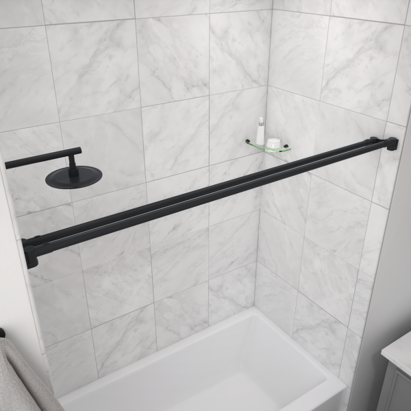 Dual Straight Shower Curtain Rod