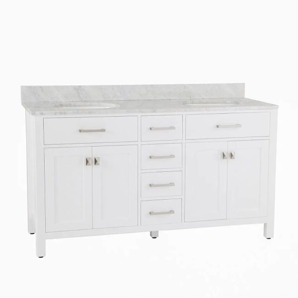 Neeson 60 Inch Oak and Birch Console Vanity