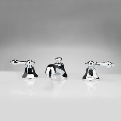 Nouveau Widespread Bathroom Sink Faucet - Metal Lever Handles