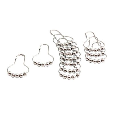 Rollerball Shower Curtain Rings