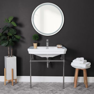 32 Inch Console Bathroom Sink