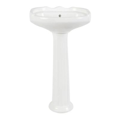 20 Inch Pedestal Sink - 4 Inch Faucet Center