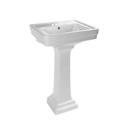 22 Inch Bathroom Pedestal Sink