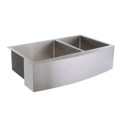 33 Inch Double Bowl Stainless Steel Farmhouse Sink