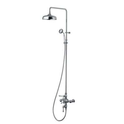 Exposed Thermostatic Bathroom Shower Set with Handshower