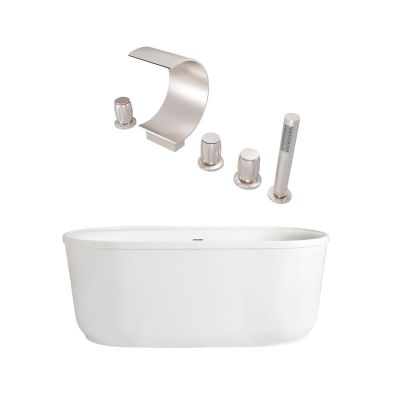 Luca Acrylic Double Ended Freestanding Tub Package