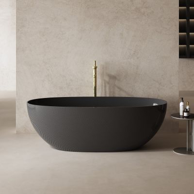 Soren 67 Inch Carbon Fiber Freestanding Tub