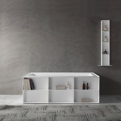 Monty Shelved Acrylic Freestanding Tub