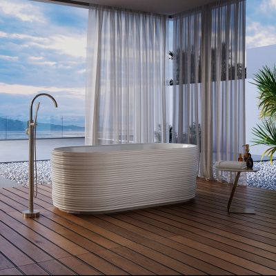 Theodore Acrylic Contemporary Freestanding Tub