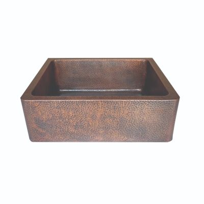27 Inch Single Bowl Copper Farmhouse Sink