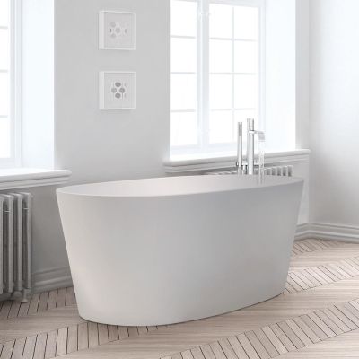 MARSEILLE 59 INCH MINERALCAST FREESTANDING BATHTUB