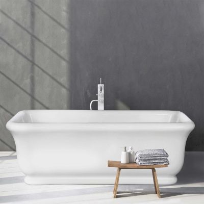 Juliet 71 Inch Mineralcast Freestanding Bathtub